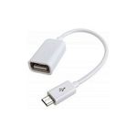 Otg Connect Kit Fast And Reliable OTG Cable Micro USB Cable__white