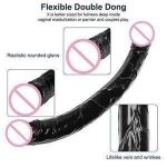 product_image_name-Generic-Double Sided Long Dildo Realistic Plus Dong Dual Penetration Anal Plug Adult Sex Toy For Women Couple-1
