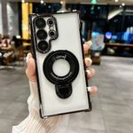 product_image_name-Generic-Shockproof Transparent Magnetic Case for Galaxy S21 – Slim Kickstand Bracket Ring & Soft TPU Frame-1