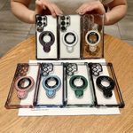 product_image_name-Generic-Shockproof Transparent Magnetic Case for Galaxy S21 – Slim Kickstand Bracket Ring & Soft TPU Frame-2