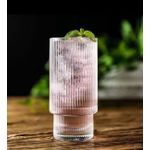product_image_name-Generic- 6pcs Highball crystal ribbed  glasses -3