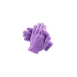 Bathing Gloves Exfoliating Body Shower Scrub Gloves-purple