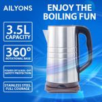 product_image_name-Generic-3.5 Litre Stainless Steel Electric Water Heating Kettle & Dispenser-1