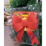 Large Christmas Bow Red Velvet