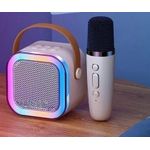 product_image_name-General Electronics-Portable Bluetooth subwoofer, ambient light, sound system with 1 microphone-2