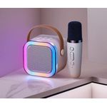 product_image_name-General Electronics-Portable Bluetooth subwoofer, ambient light, sound system with 1 microphone-3