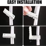 product_image_name-Generic-5m Foldable Curved Curtain with Quiet Glider, Accessories Included - White-4