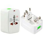 Plug Adapter, Universal EU US UK AU Travel AC Power Adaptor