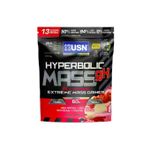product_image_name-USN-All in one Ultra lean Hyperbolic Mass Gainer, High Protein,High carb, BCAAs, Creatine, Glycine  GH Strawberry Cheesecake 1Kg.-2