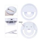 product_image_name-Generic-Portable LED Selfie Ring Light Bulb rechargeable Bright Ring for Make up Vlog-4