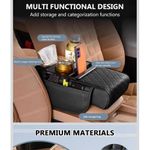 product_image_name-Generic-5 in 1 Center Console Cover with 2 Storage Bags Cup Holder, Tissue Box Slot, Phone Slot, Car Accessories Interior Organizers-3
