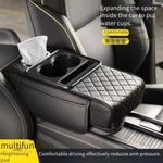 product_image_name-Generic-5 in 1 Center Console Cover with 2 Storage Bags Cup Holder, Tissue Box Slot, Phone Slot, Car Accessories Interior Organizers-5
