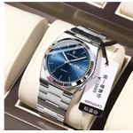 POEDAGAR Waterproof Luxury Men Watch- BLUE