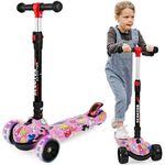 product_image_name-Generic-Kids scooter adjustable with 3wheels 1pc multicoloured UNISEX-3