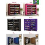 Double Column Shoe Rack – Multi-Tier Footwear Organizer for Home