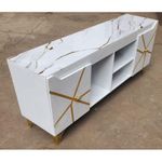 6.6fts Executive box tv stand with laminating marble 