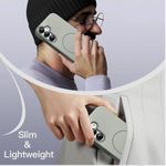 product_image_name-Generic-Grey Skin Touch Ultra-Slim Magnetic Protective Case for Samsung S25 – Luxurious Matte Finish, Shock-Resistant, Lightweight, Wireless Charging Compatible-3