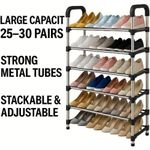 product_image_name-Generic-5 Tier Shoe Rack Organizer Space Saving Storage Shelf for Home-2