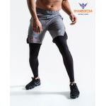 Shamborina Gym Shorts With Leggings – Comfortable, Stylish & Performance-Ready