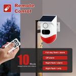product_image_name-Generic-Remote Control Solar Panel Alarm With Anti-Theft Infrared Induction PIR Sensor Light Device for Home Security-1