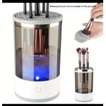 Electric Make Up Brush Cleaner – Hands Free Multi Cleaning with Auxiliary Mode