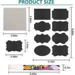 product_image_name-Generic-Chalkboard Labels, 80Pcs Waterproof, Reusable & Removable Blackboard Stickers For Storage Bins, Food Container, Mason Jars, Bottles-6