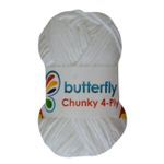 product_image_name-Butterfly-5 Yarns Chunky 4Ply White-1