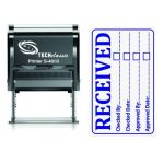 received, approved by and stamp self inking