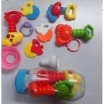 product_image_name-Generic-10PCs Caolorful Baby Rattles And Shakers Set - Multicolor-2