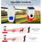 product_image_name-Generic-Burglar Alarm Security System Solar Charging PIR Motion Sensor IP65 Waterproof With Remote Control-4