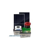 Sunnypex 550Watts Solar Panel Full Kit + 2 Pcs Gaston 200Ah Solar Battery +1000W Solar Power Inverter +30Ah Solar Charge Controller&20m Dropping Wire