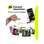 product_image_name-Itel-Smart Watch Fit 020 ISW-020, IP68 Waterproof, With Replaceable Straps - Green-6