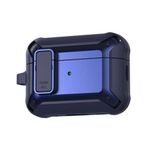 For AirPods Pro 2 Bumblebee Silicone Case With Switch & Lanyard Hole(Blue)