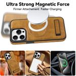 product_image_name-Generic-For iphone 14 Pro Case with Stand, Luxury Business Genuine Leather Magsafe Magnetic Kickstand Phone Case for iphone 14 Pro-2