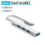 product_image_name-Generic-4 Port USB 3.0 Hub High Speed USB-C Type C Splitter 5Gbps Computer-2
