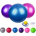 Strong and Durable 85cm Antiburst Yoga Ball for Exercise 