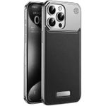 product_image_name-Generic-Luxury Frameless Leather Magnetic Case with MagSafe, Metallic Frame, and Patina Leather Design for iPhone 16 Pro Max - Black-2