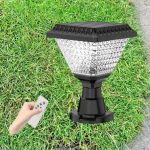 Solar Light High-Quality Body Construction Pillar Post, Gate Or Garden Outdoor Security Flood Lamp Light