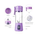 product_image_name-Generic-Portable Rechargeable Blender with 6 Blades - USB Powered-3