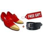 product_image_name-PHOELIX FASHIONS-Elegant Designer Ankara Casual / Wedding Shoes + FREE LEATHER BELT.-1