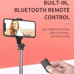 product_image_name-Generic-Compact Tripod Selfie Stick with Phone Holder for Easy Portability and Storage-2