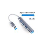 product_image_name-Generic-USB 3.0 Hub to 4 Computer Type C 5Gbps Separator Ports for PC, MAC-1