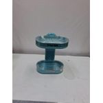 Un Branded Blue double soap holder