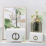 product_image_name-Fashion-Quilted Shoulder Bag & Matching Mini Pouch-2