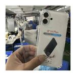 Apple iPhone 16 Plus Clear Case with Bumper Protective Phone Cover