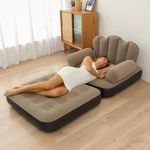 product_image_name-Generic-5 in 1 inflatable Couch lazy Sofa bed with L-shaped armrest / 1 Seater Sofa pull out bed .-5
