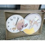 Minimalist Decorative Wall Hanging Clock – Crystal Porcelain Finish (60×40cm)