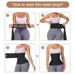 product_image_name-Generic-Adjustable Waist Trainer Slimming Body Shaper Tummy Wrap Trimmer Belt for Women-6M-2