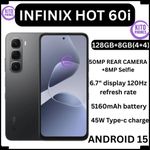 product_image_name-Infinix-Hot 60i 128GB+8(4+4)GB 6.7" 120Hz Screen 4G Phone Dual SIM 5160mAh Battery  SMARTPHONE-1