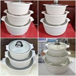 3 pcs serving dishes
